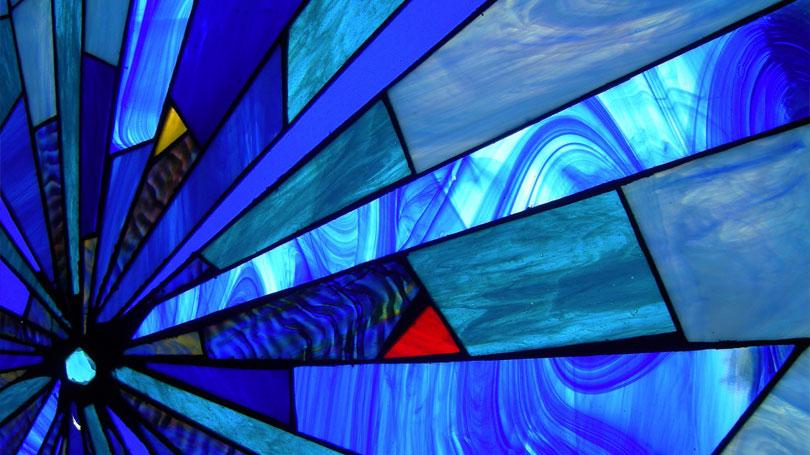 Image shows glass artwork.